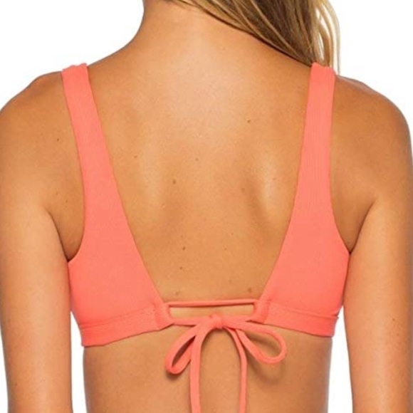 Becca Ribbed Bikini Swimsuit Top - Picture 5 of 9